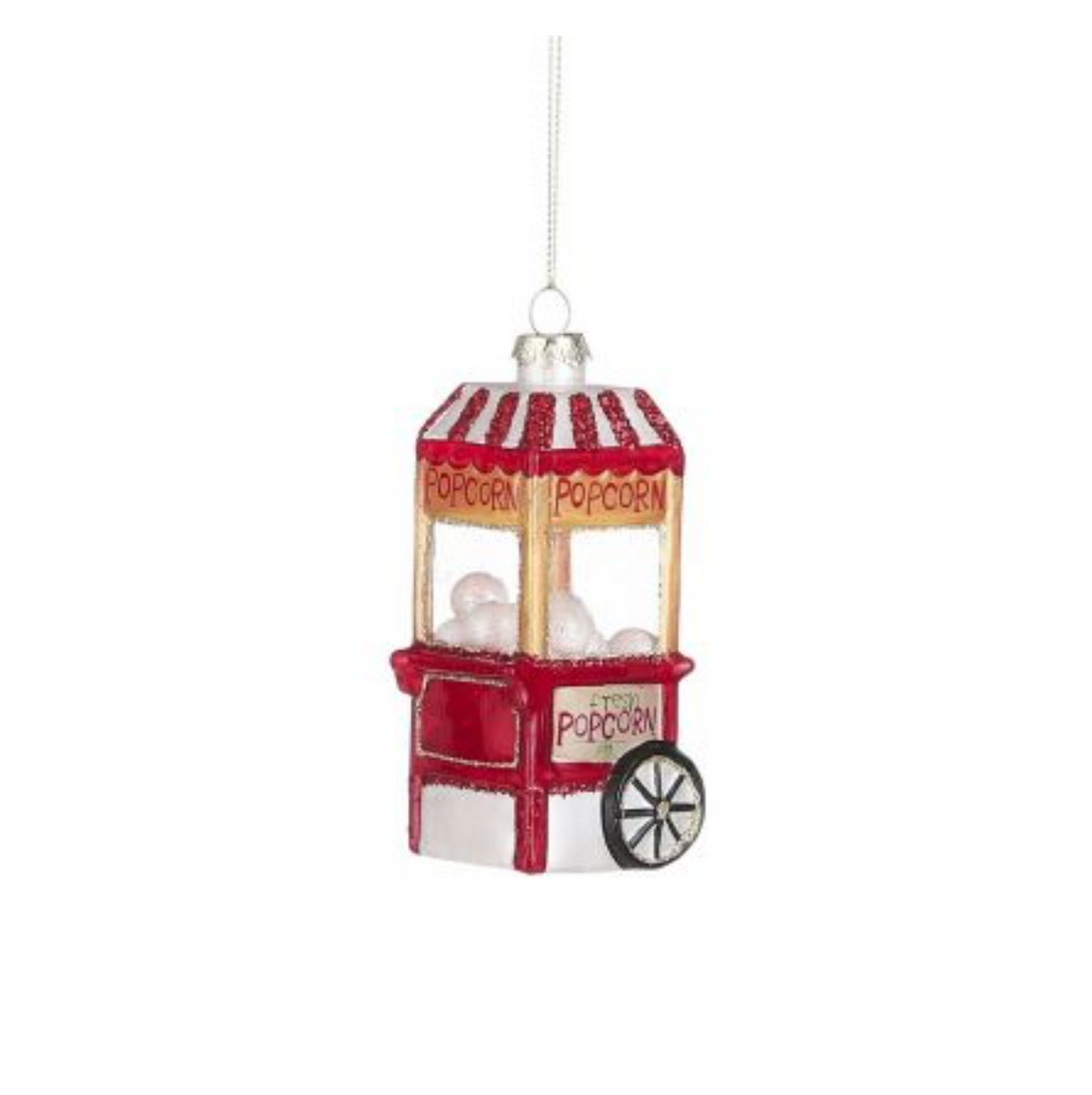 Kerstbal: popcornmachine