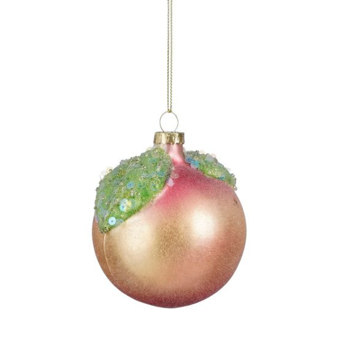 Kerstbal: perzik