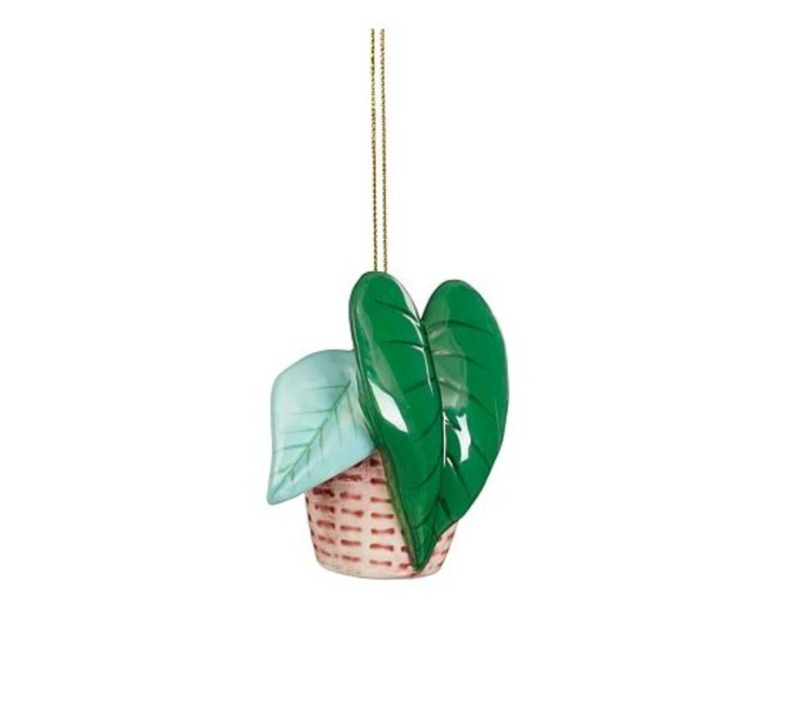 Kerstbal: philodendron