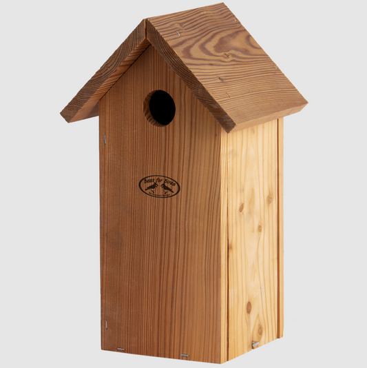 Nestkast koolmees in douglas hout - Spore Nursery