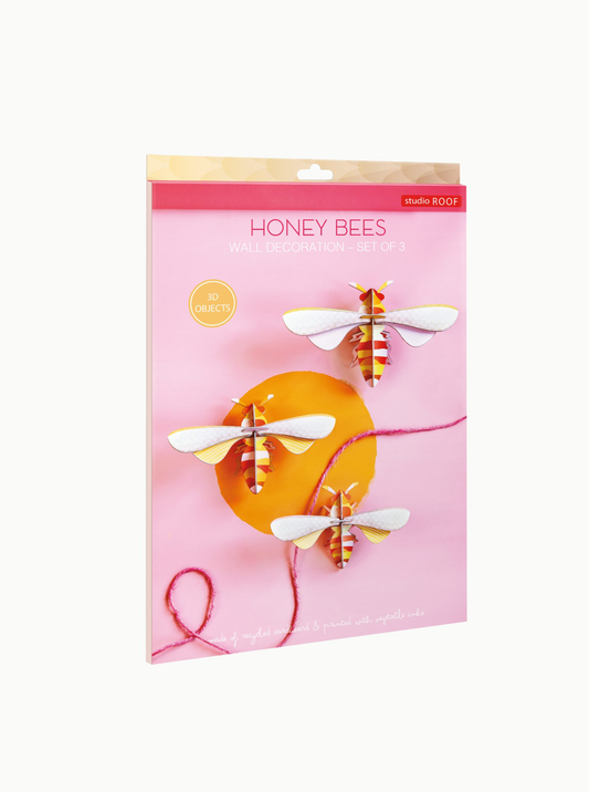 Honing bij (set van 3) - Spore Nursery