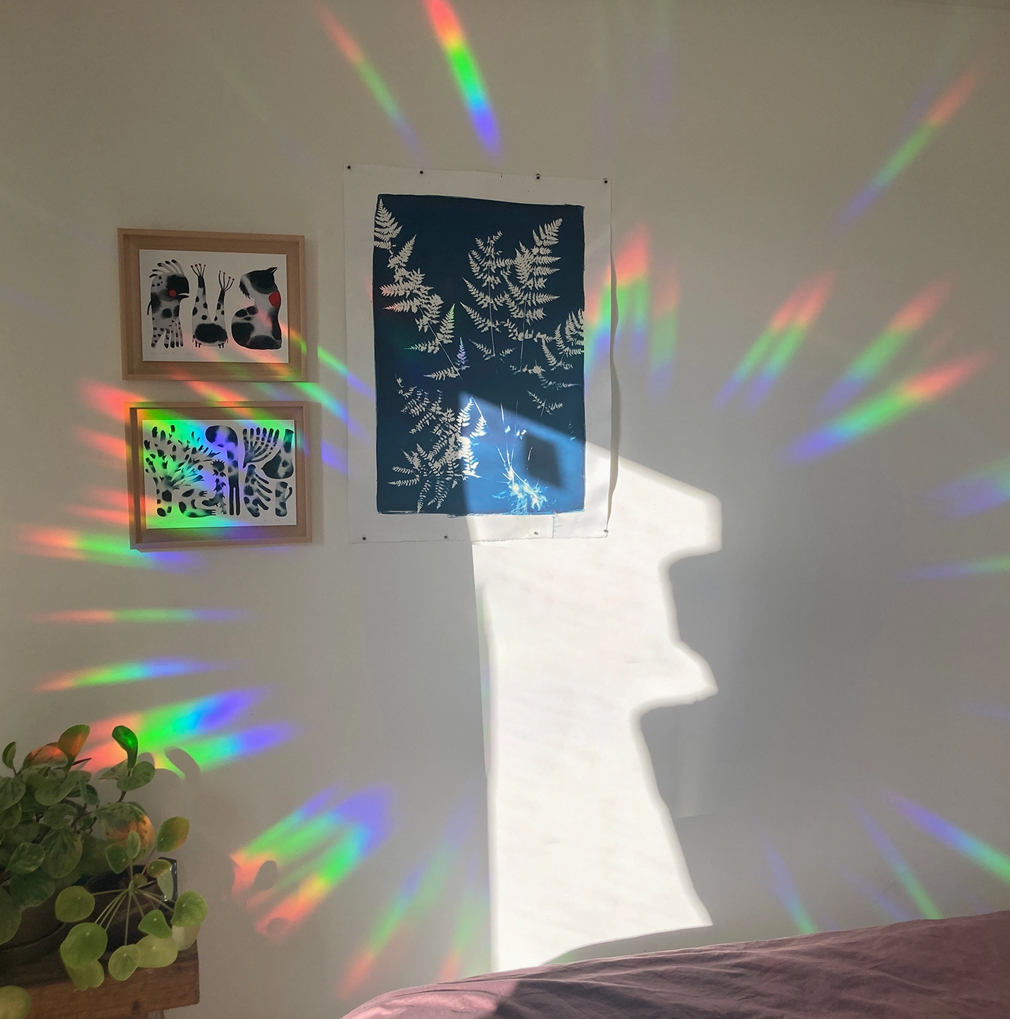 Regenboog sticker (you are loved)
