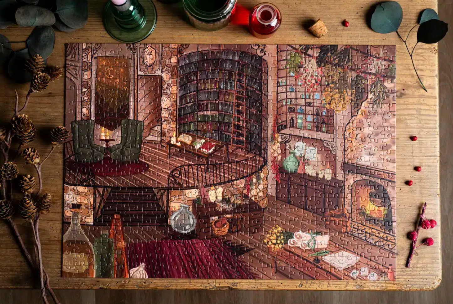 Puzzel: apothekers kabinet