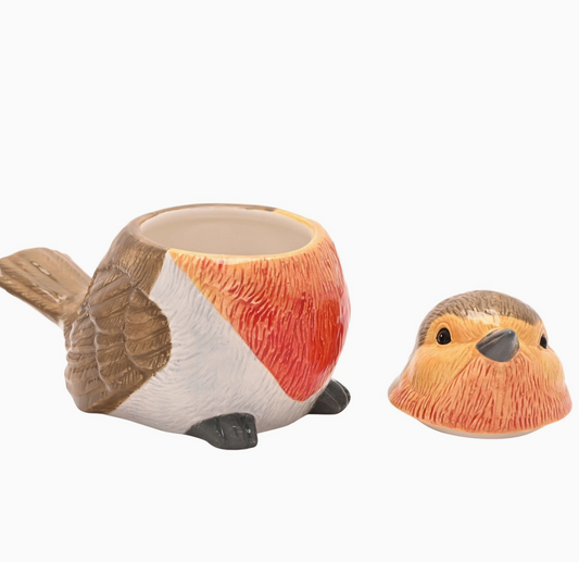 Opbergpot: Roodborstje