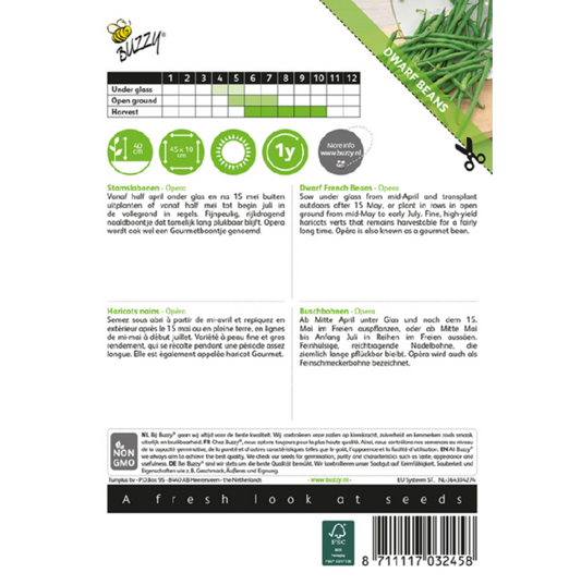 Stamslabonen 'Opera' (Gourmetboontje)