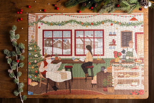 Puzzel: gezellige kerst