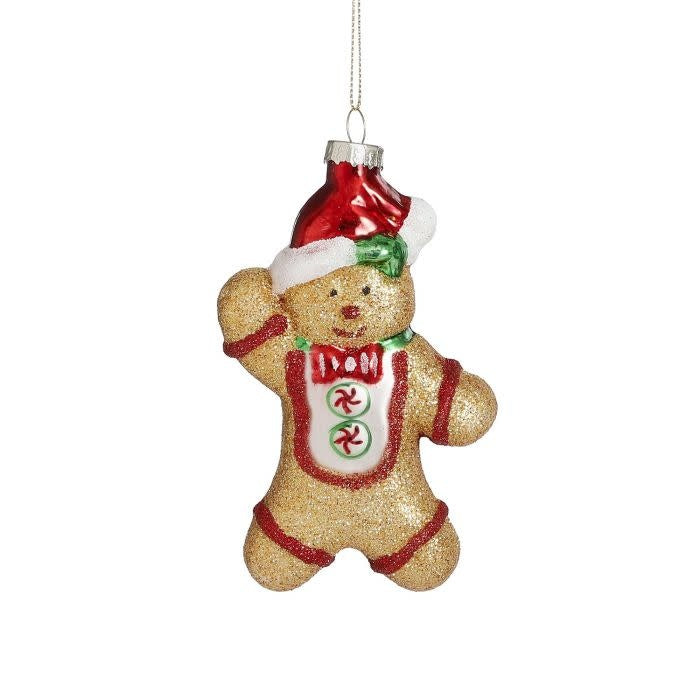 Kerstbal: peperkoekenmannetje