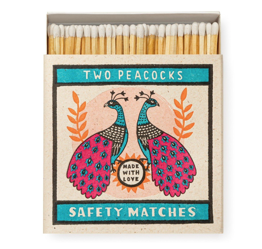 Two Peacocks