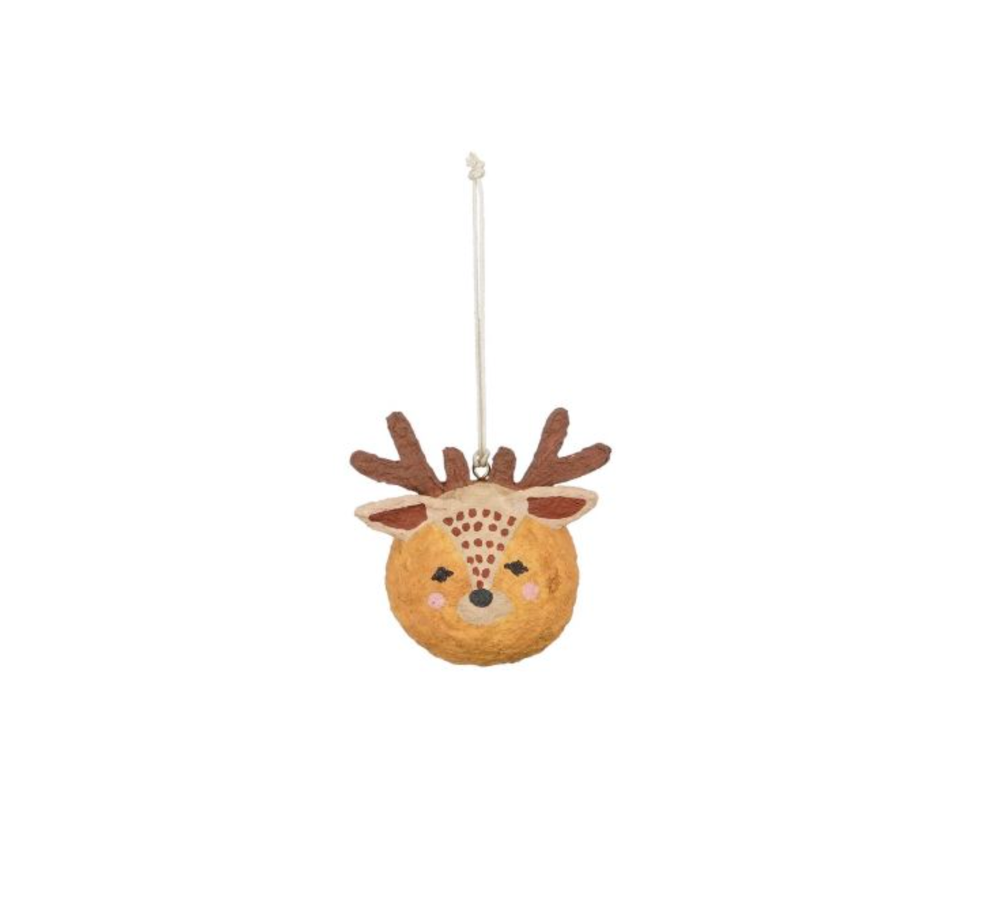 Kerstbal: Bruinig hertje