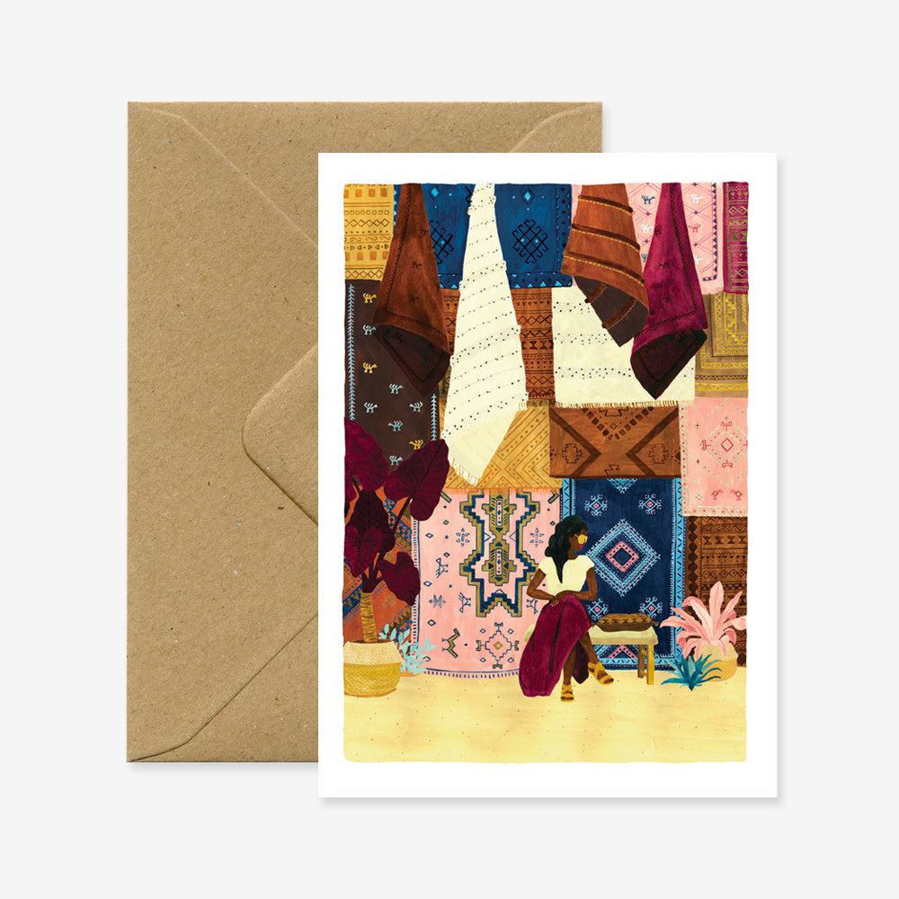 Wenskaart: Souk