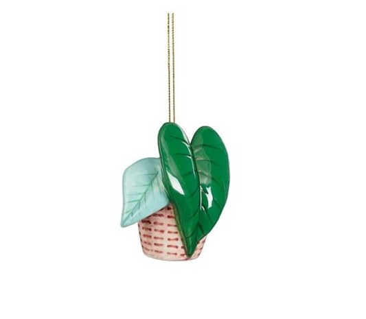 Kerstbal: philodendron