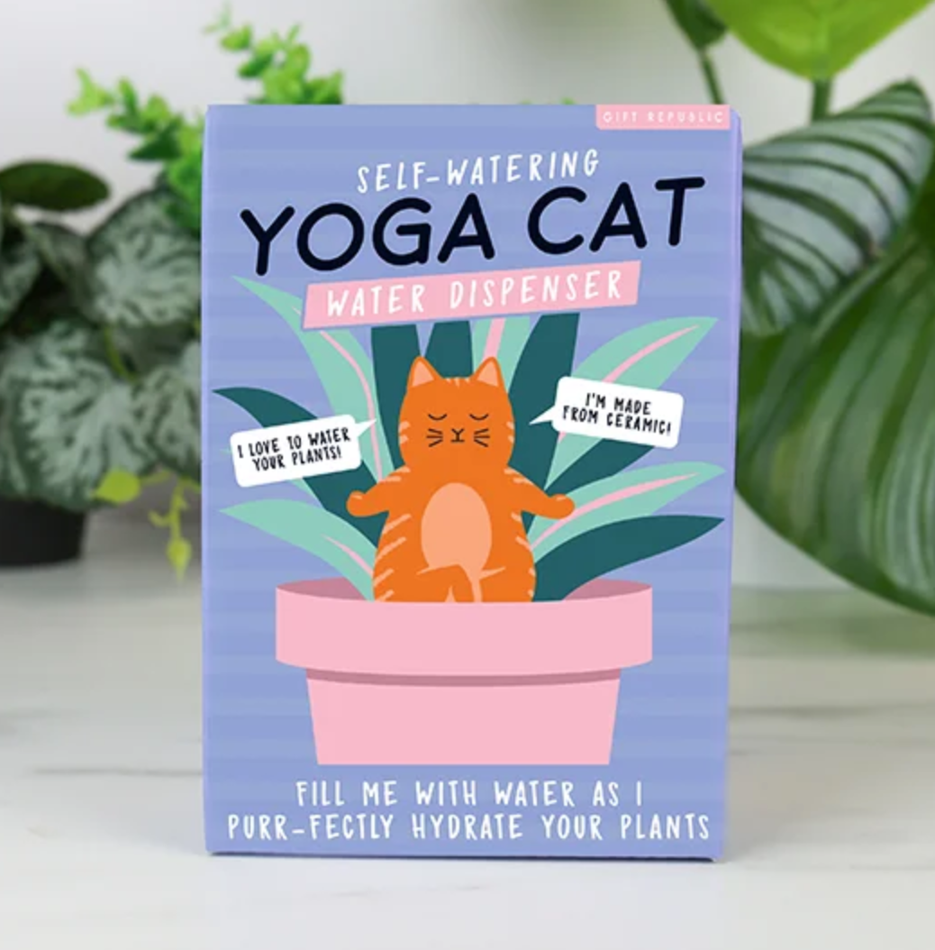 Zelfwaterende yoga-kat