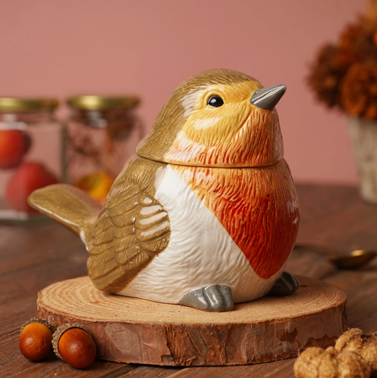 Opbergpot: Roodborstje