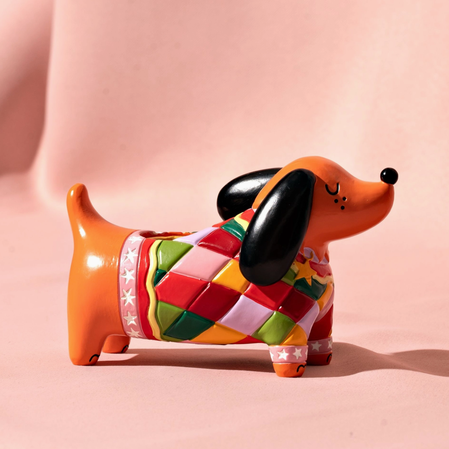 Kandelaar: Hond met truitje