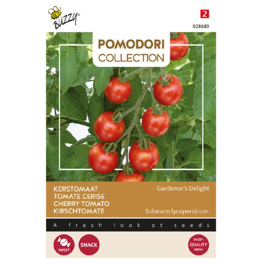 Kerstomaat, Pomodori 'Gardeners Delight'