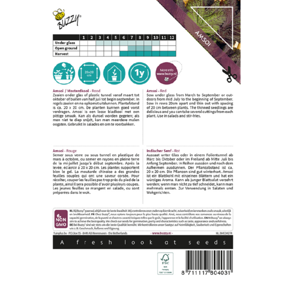 Mosterdkool, Rode Amsoi