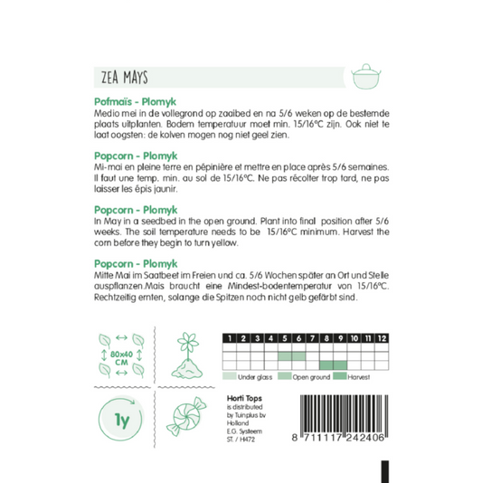 Pofmais/Popcorn Plomyk, type Peppi