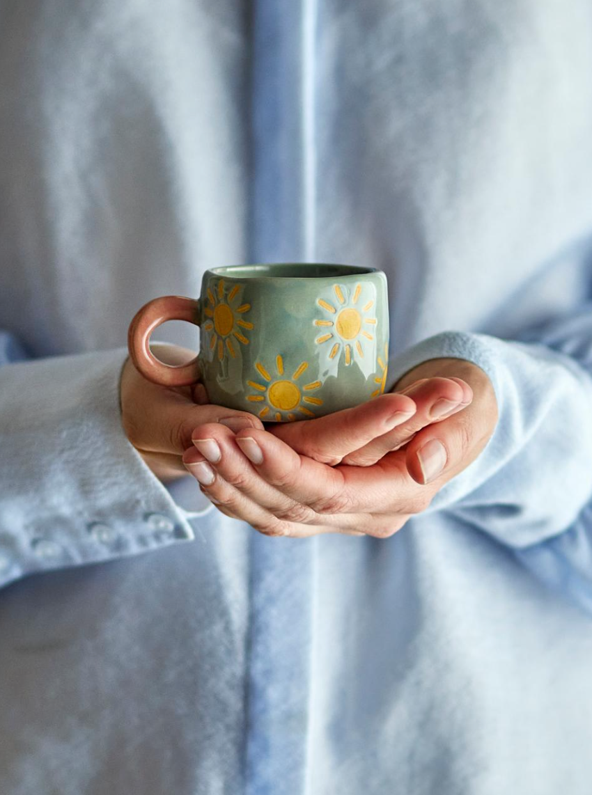 Espresso tas met zonnetjes