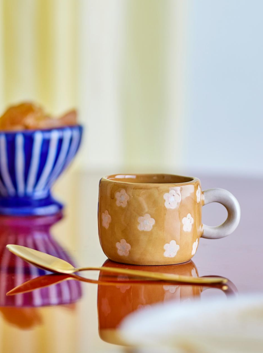 Espresso tas met wit handvat