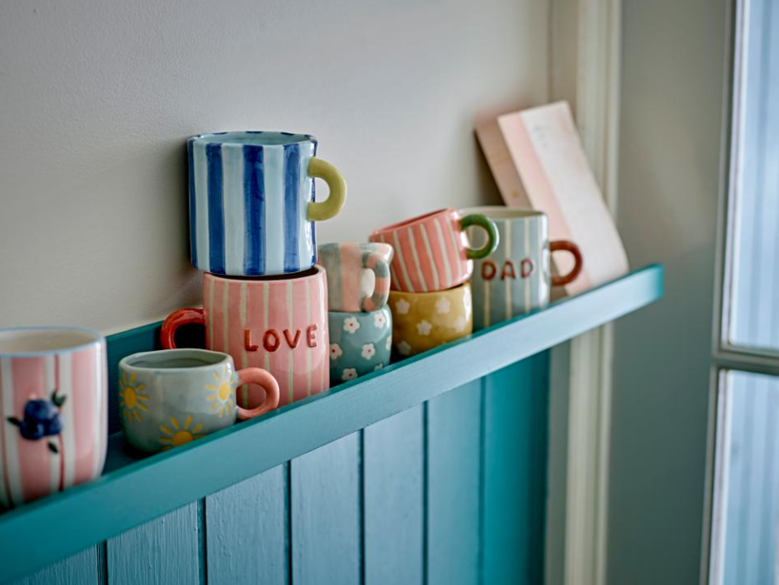 Espresso tas met wit handvat