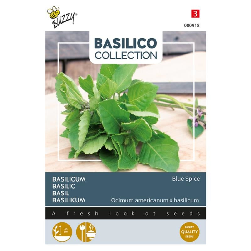 Zadenpakket: Basilicum 'Blue Spice'