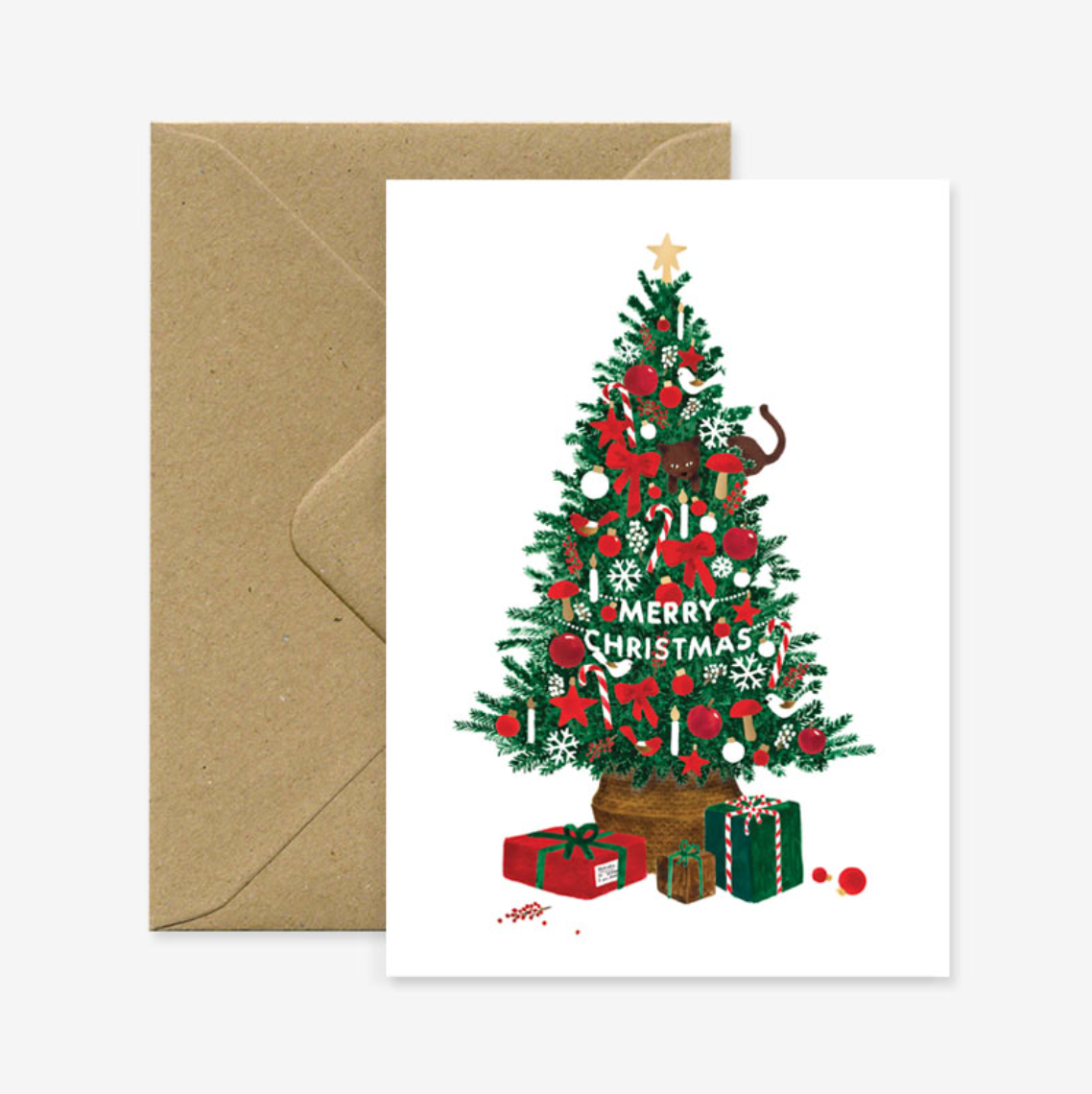 Wenskaart: Christmas Tree