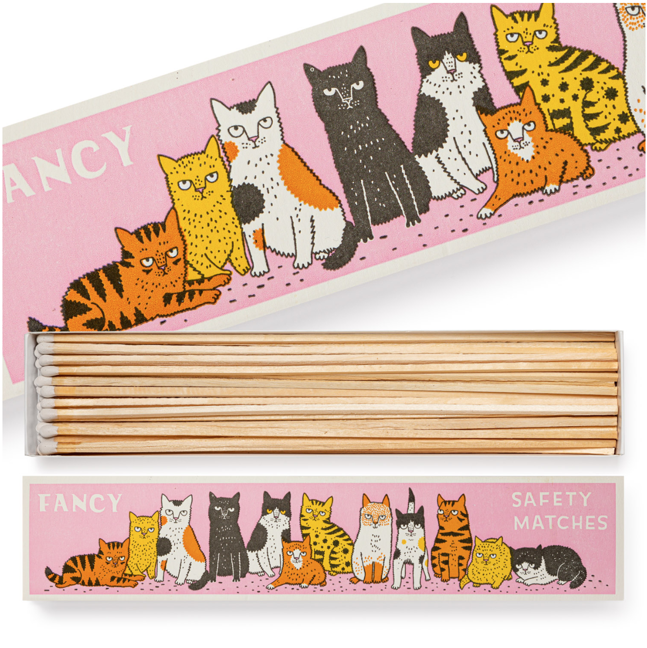 Fancy Cat Safety Matches